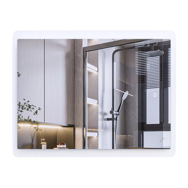Дзеркало Mixxus Premium OLIVARY MR19-90x70-REVERSE (LED Touch, Anti-fog, димер (3-6,5kK)) (MP6630), фото 1