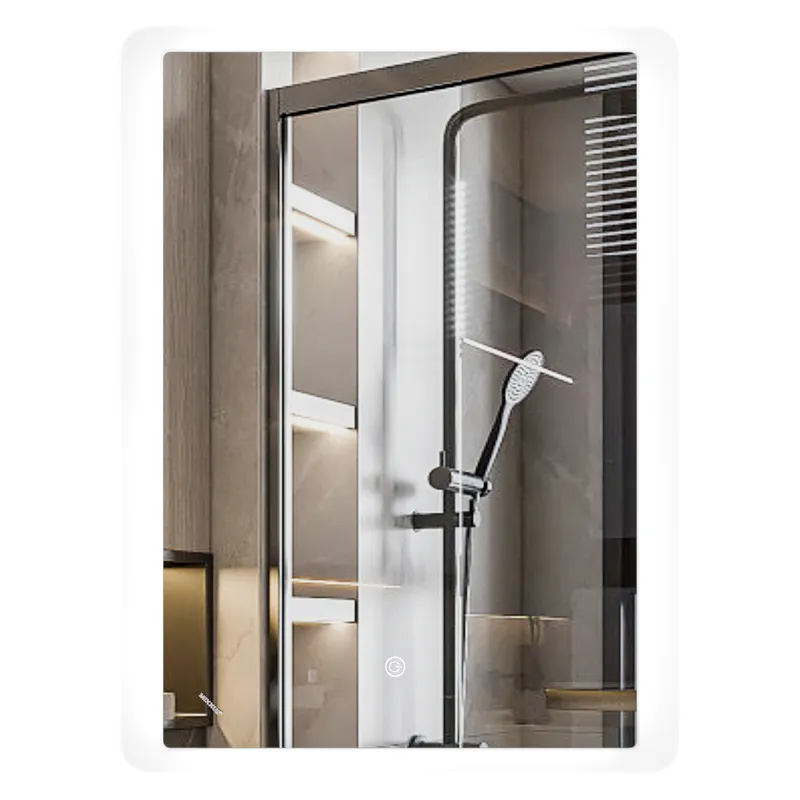 Дзеркало Mixxus Premium OLIVARY MR19-80x60-REVERSE (LED Touch, Anti-fog, димер (3-6,5kK)) (MP6628), фото 1