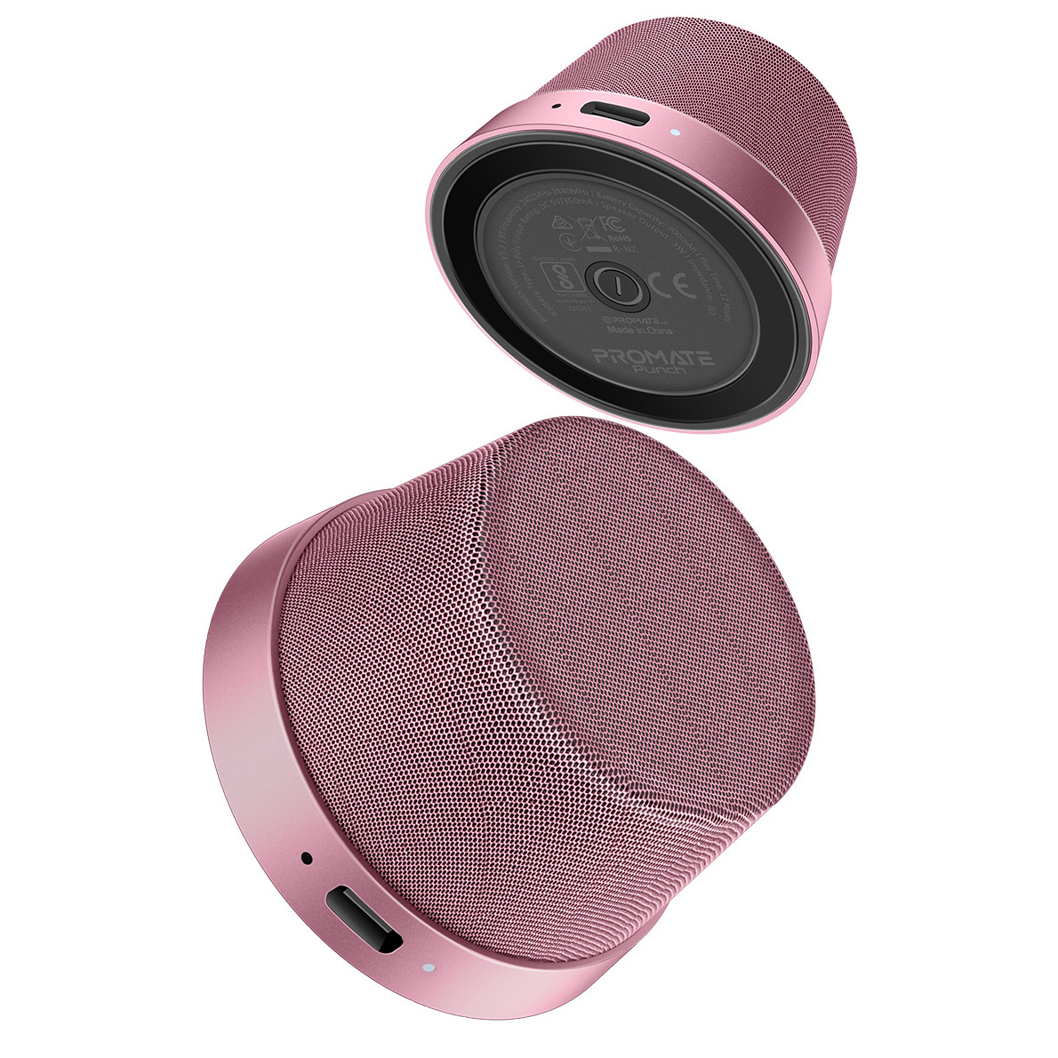 Портативна Bluetooth колонка Promate Punch 3W Pink (punch.pink), фото 1