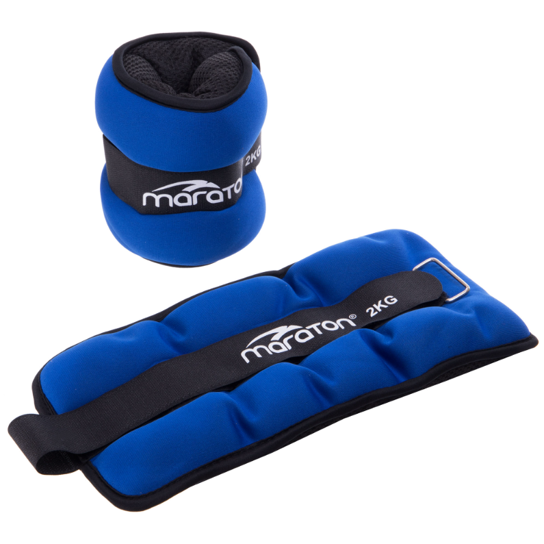Обважнювачі-манжети для рук та ніг Maraton 2x2 кг для підвищення ефективності тренувань