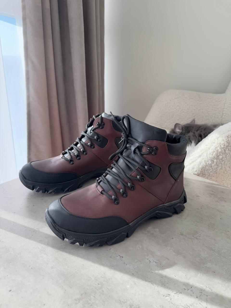 Коричневі черевики тактичні зимове чоловіче взуття Rosso Avangard Lomerflex Brown SE