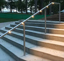 Перила для сходів без ригелів з нержавіючої сталі