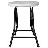 Табурет складаний Seat пластик білий, фото 4