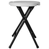 Табурет складаний Seat пластик білий, фото 6