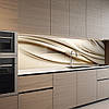 Кухонна панель жорстка ПЕТ, Самофіксуюча 62 х 305 см (товщина 1,2 мм) Текстурні хвилі, фото 5