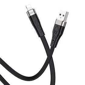 Кабель синхронізації Hoco X53 USB - microUSB 2.4A 1 м Black (7_01772)