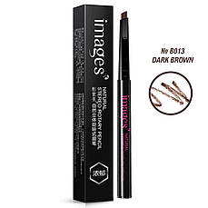 Олівець для брів IMAGES Natural Stereo Rotary B013 Dark Brown 0.4 г (XXM2385)