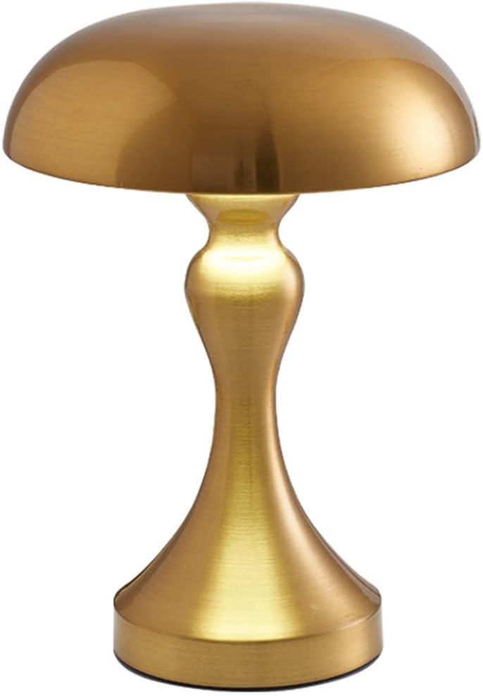 ACMHNC Nordic Перезаряджається світлодіодна настільна лампа Акумуляторна грибна лампа, Сенсорна затемнювана настільна лампа, фото 1