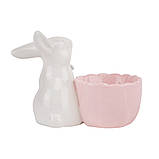 Підставка під яйце "Вухастик", колір рожевий, 8,5 см, фото 4