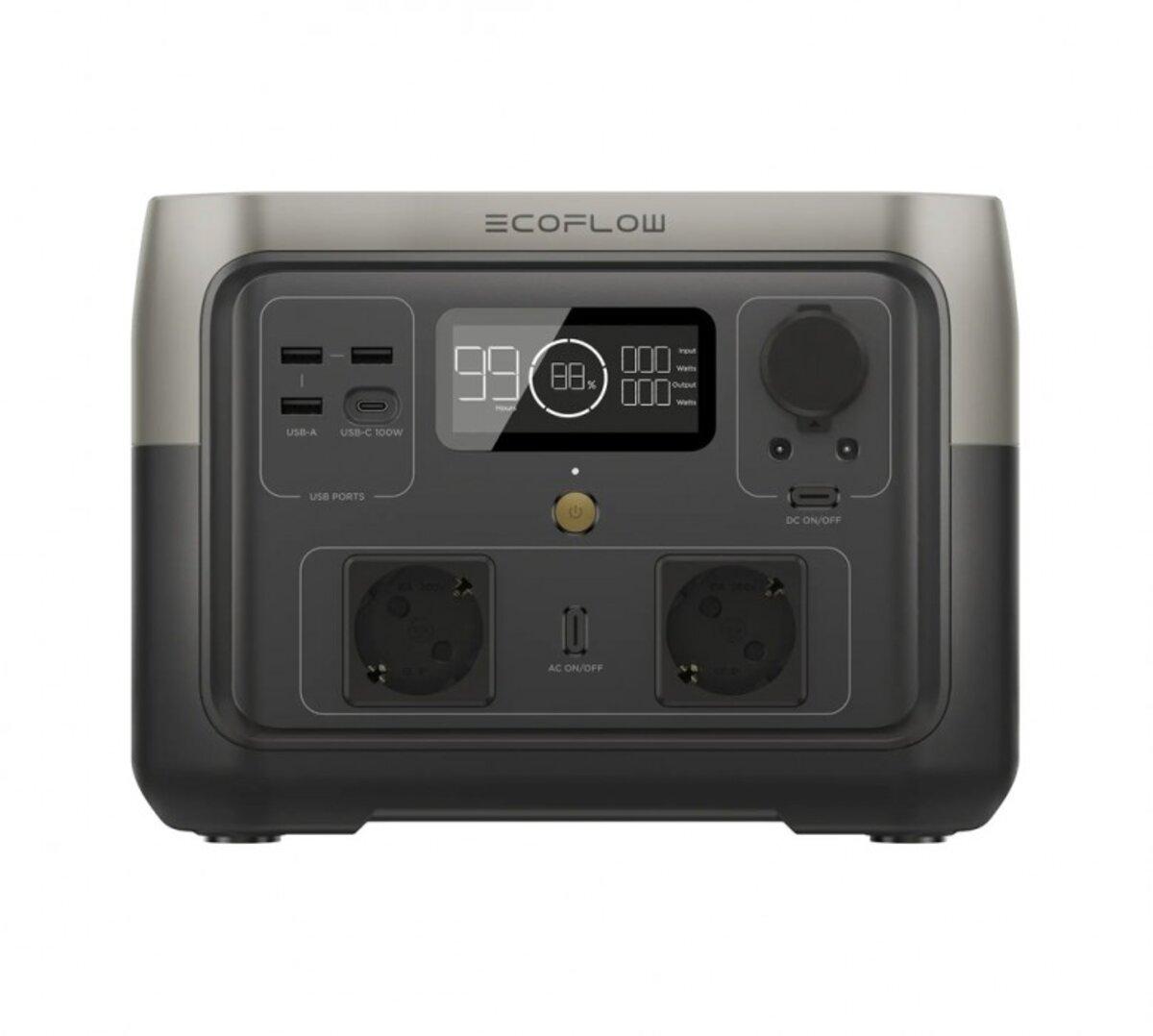 Портативна зарядна станція EcoFlow RIVER 2 Max (512 Вт·год)