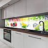 Кухонна панель жорстка ПЕТ, Самофіксуюча 62 х 205 см (товщина 1,2 мм) цитрус з ягодами, фото 8