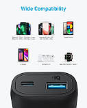 Anker Power Bank, портативний зарядний пристрій ємністю 5200 мАг, для iPhone 15 Series, 14/13, Samsung, Pixel, LG та інших, фото 7
