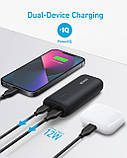 Anker Power Bank, портативний зарядний пристрій ємністю 5200 мАг, для iPhone 15 Series, 14/13, Samsung, Pixel, LG та інших, фото 6