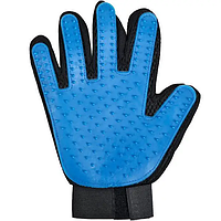 Рукавичка для вичісування шерсті тварин True Touch