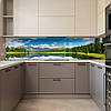 Кухонна панель жорстка ПЕТ, Самофіксуюча 62 х 305 см (товщина 1,2 мм) гірське озеро, фото 9