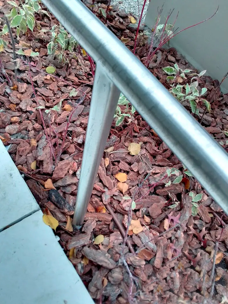 Перила без ригелів для сходів з нержавіючої сталі, фото 1