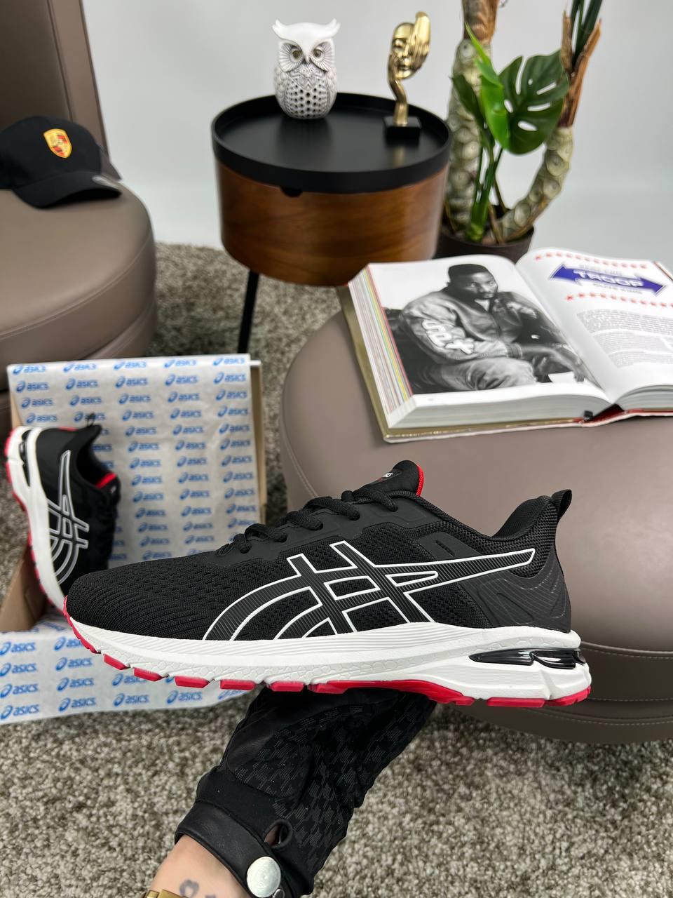 Чоловічі текстильні кросівки ASICS GT-1000 11 Dark Navy, чоловічі кеди Асікс текстиль сині. Чоловіче взуття