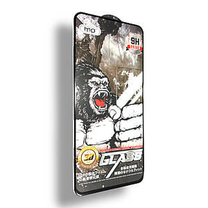 Захисне скло DK для Oppo A76 | Full Glue 3D MO King Kong (black)