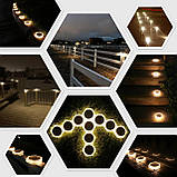 Сонячні ліхтарі YiLaie для відкритого саду, Сонячні ліхтарі для зовнішнього використання, IP68 Водонепроникні, Автоматичне, фото 3