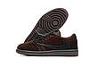Чоловічі кросівки Nike Air Jordan 1 Low Travis Scott Коричневі Найк Джордан Тревіс Скотт текстиль весна осінь, фото 4