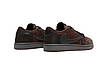 Чоловічі кросівки Nike Air Jordan 1 Low Travis Scott Коричневі Найк Джордан Тревіс Скотт текстиль весна осінь, фото 5