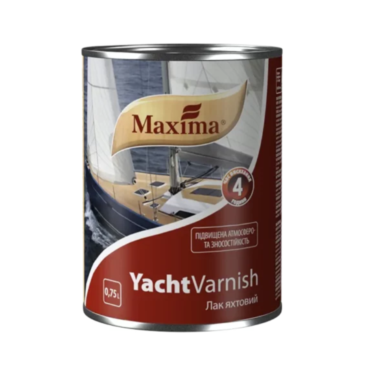 Лак яхтний Maxima 0.75кг., глянсовий