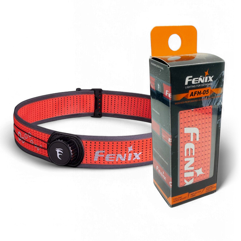 Стрічка для налобних ліхтарів Fenix AFH-05 чорно-червона, фото 1
