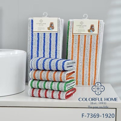 Серветка махрова розмір 25*25 колір показаний на зображенні у пачці від 100 шт., фото 1