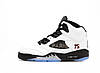 Чоловічі кросівки Nike Air Jordan 5 Paris White Білі Взуття Найк Аір Джордан 5 шкіра рефлективні весна осінь, фото 2