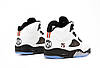 Чоловічі кросівки Nike Air Jordan 5 Paris White Білі Взуття Найк Аір Джордан 5 шкіра рефлективні весна осінь, фото 8