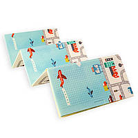 Дитячий складаний розвиваючий термокилимок 200х150х0.6см "Дорога | Ліс" (235) SW-00000155