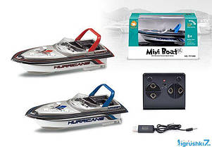 Катер на радиоуправлении 777-588 (48/2) 2,4 GHz, встроенный аккумулятор, в коробке