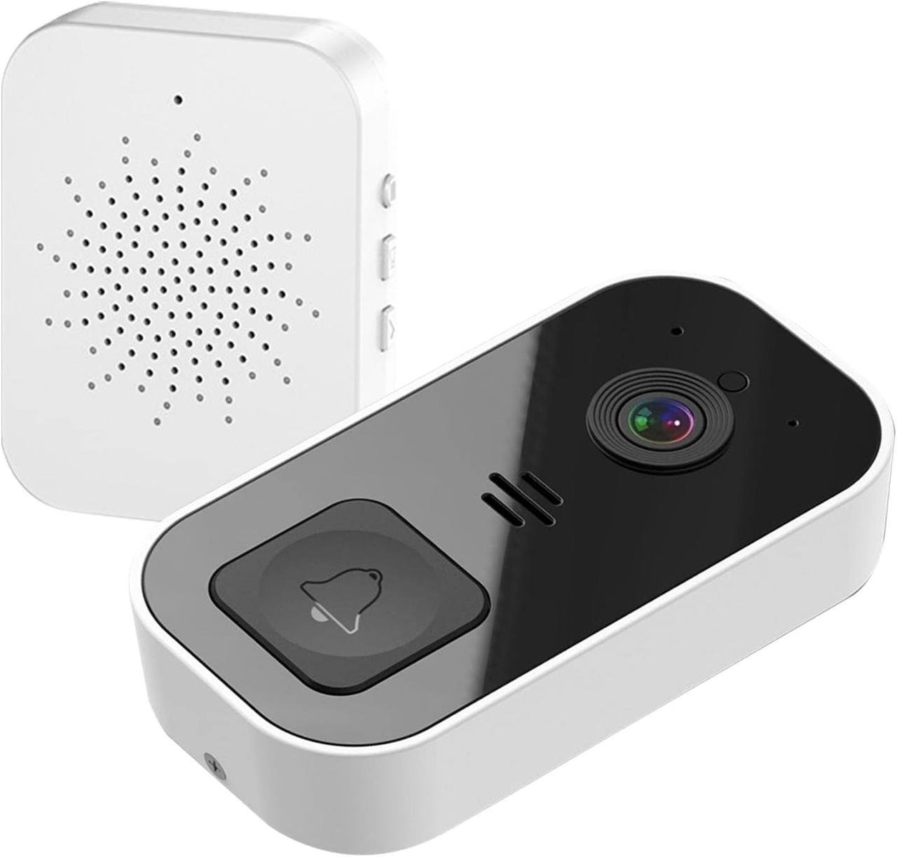 Відео бездротовий дверний дзвінок - Розумний дверний дзвінок з ширококутним автоматичним записом 120 ° - Дверний дзвінок, фото 1