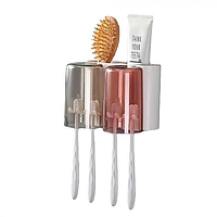 Настінний тримач для зубних щіток та пасти