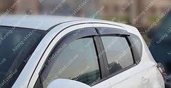 Вітровики вікон Ніссан Кашкай 1 J10 (дефлектори бічних вікон Nissan Qashqai 1 J10)