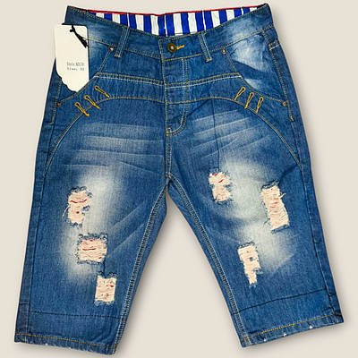 Джинсові шорти чоловічі 017 оптом та в роздріб