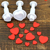Плунжер Сердечка 3 шт (кнопка)