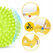 Масажні м'ячі із шипами 4FIZJO Spike Balls 4 шт 4FJ0115 Poland, фото 4