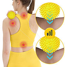 Масажні м'ячі із шипами 4FIZJO Spike Balls 4 шт 4FJ0115 Poland, фото 3