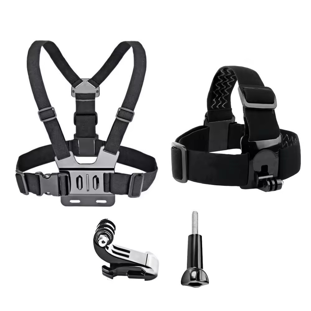 Набір кріплень на груди та на голову для екшн-камери Go Pro SJCAM EKEN Axnen Head Strap