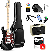 Електрогітара DONNER DST-152 Black - (Комплект)