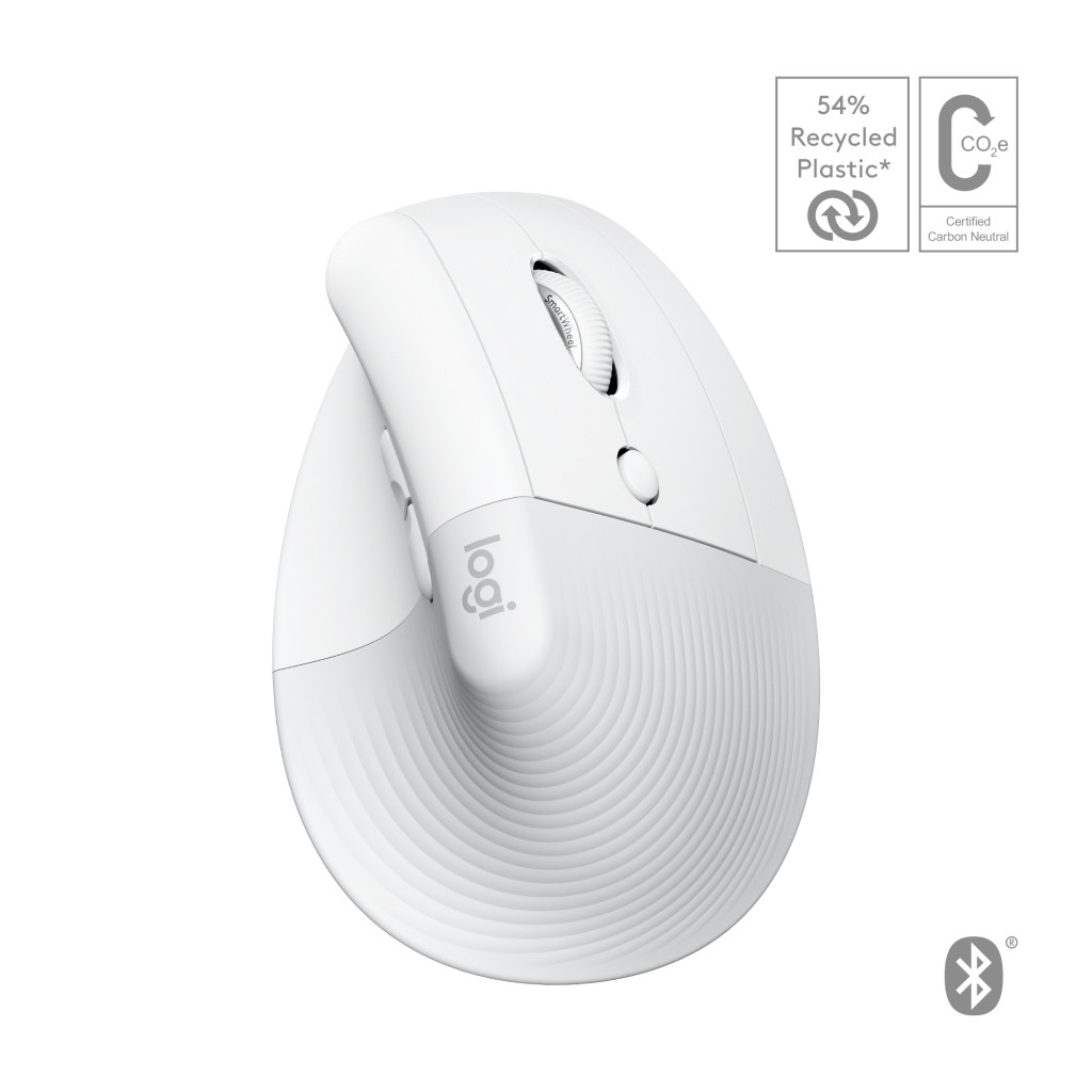 Комп'ютерна миша Logitech Lift for Mac Vertical Ergonomic White