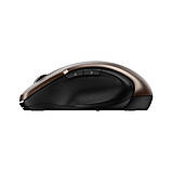 Комп'ютерна миша Genius Ergo 8200S, Chocolate, USB 2.4 GHz, оптична (сенсор BlueEye), 1200 dpi, 5 кнопок, 1xAA, фото 4