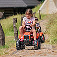 Дитячий трактор на педалях з причепом Falk 2065AB KUBOTA (колір - помаранчевий), фото 2