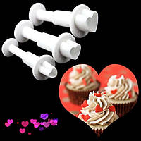 Плунжер Сердечка міні 3 шт (кнопка)