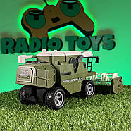 Комбайн на радіокеруванні Harvester з причепом та сіном | Комбайн на пульті управління | Трактор на радіоуправлінні, фото 4