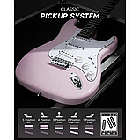 Електрогітара DONNER DST-80 Pink - (Комплект), фото 4