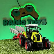 Трактор на радіоуправлінні SUPER FARMER з культиватором | Машинка на пульті управління Іграшки на радіокеруванні, фото 3