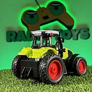 Трактор на радіоуправлінні SUPER FARMER з культиватором | Машинка на пульті управління Іграшки на радіокеруванні, фото 8