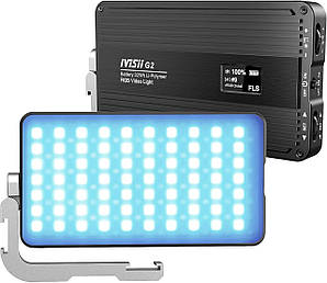 Світлова панель для фотозйомки IVISII G2 RGB. 2600-10000 К, 12 Вт, 4300 мАч. Уцінка